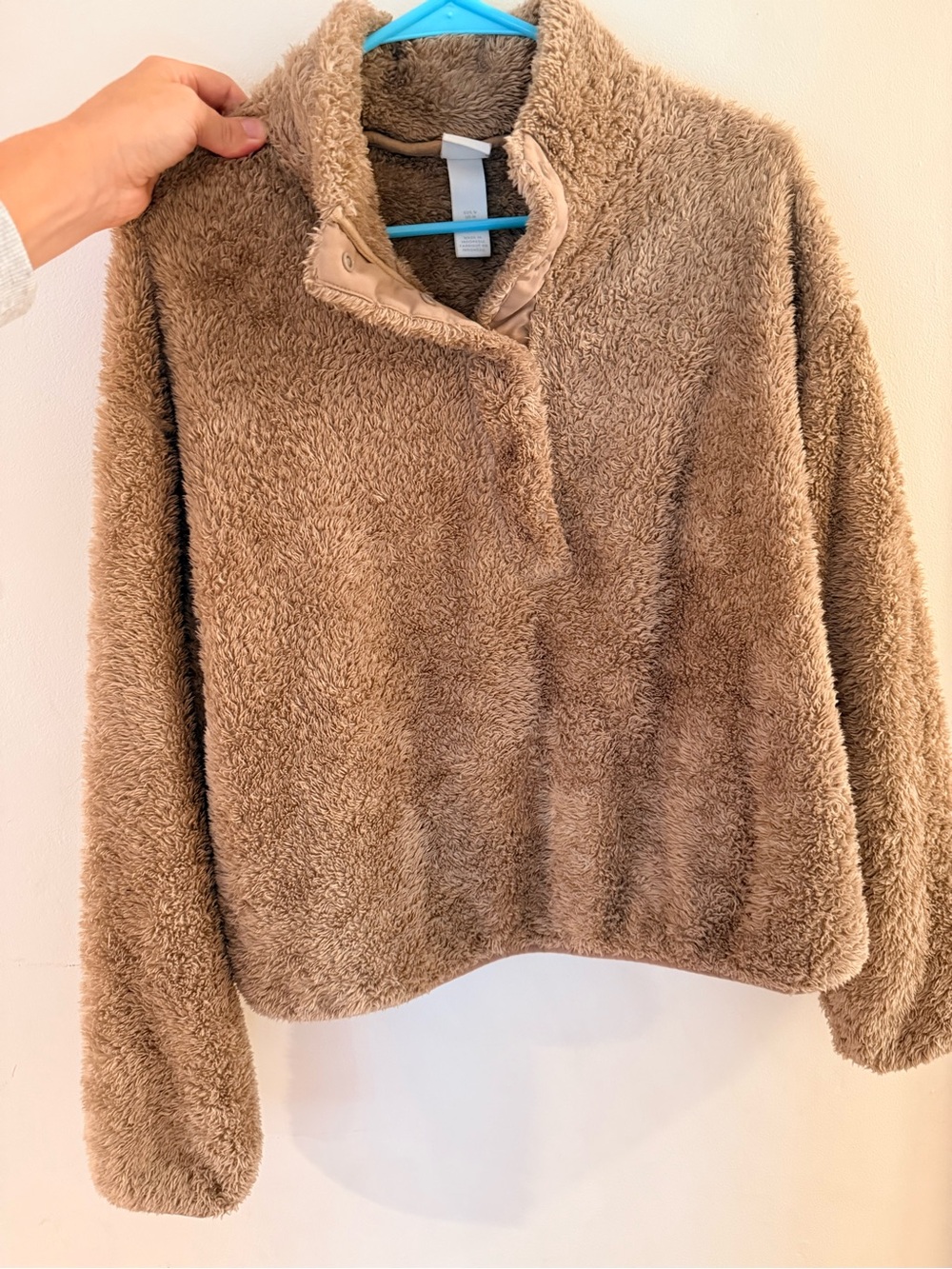 H&M Plush Teddy Jacket - Brown